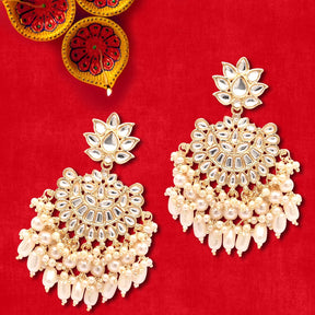 Gold-Plated Classic Chandbalis Earrings