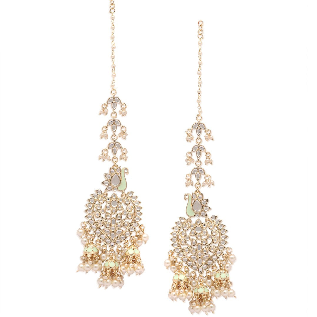 Gold-Plated Classic Chandbalis Earrings