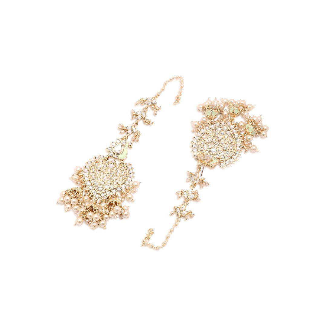 Gold-Plated Classic Chandbalis Earrings