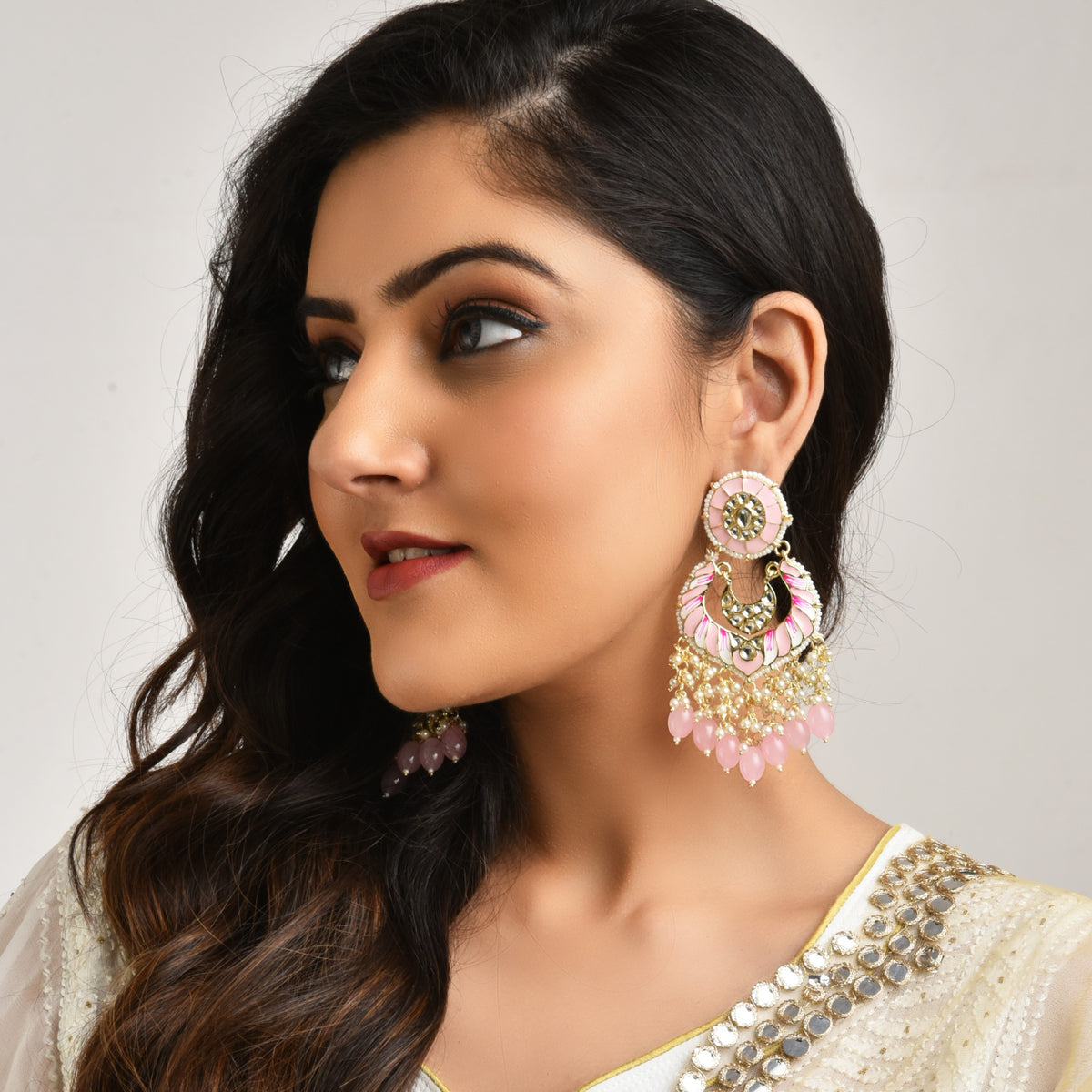 Laida Gold-Plated Classic Chandbalis Earrings