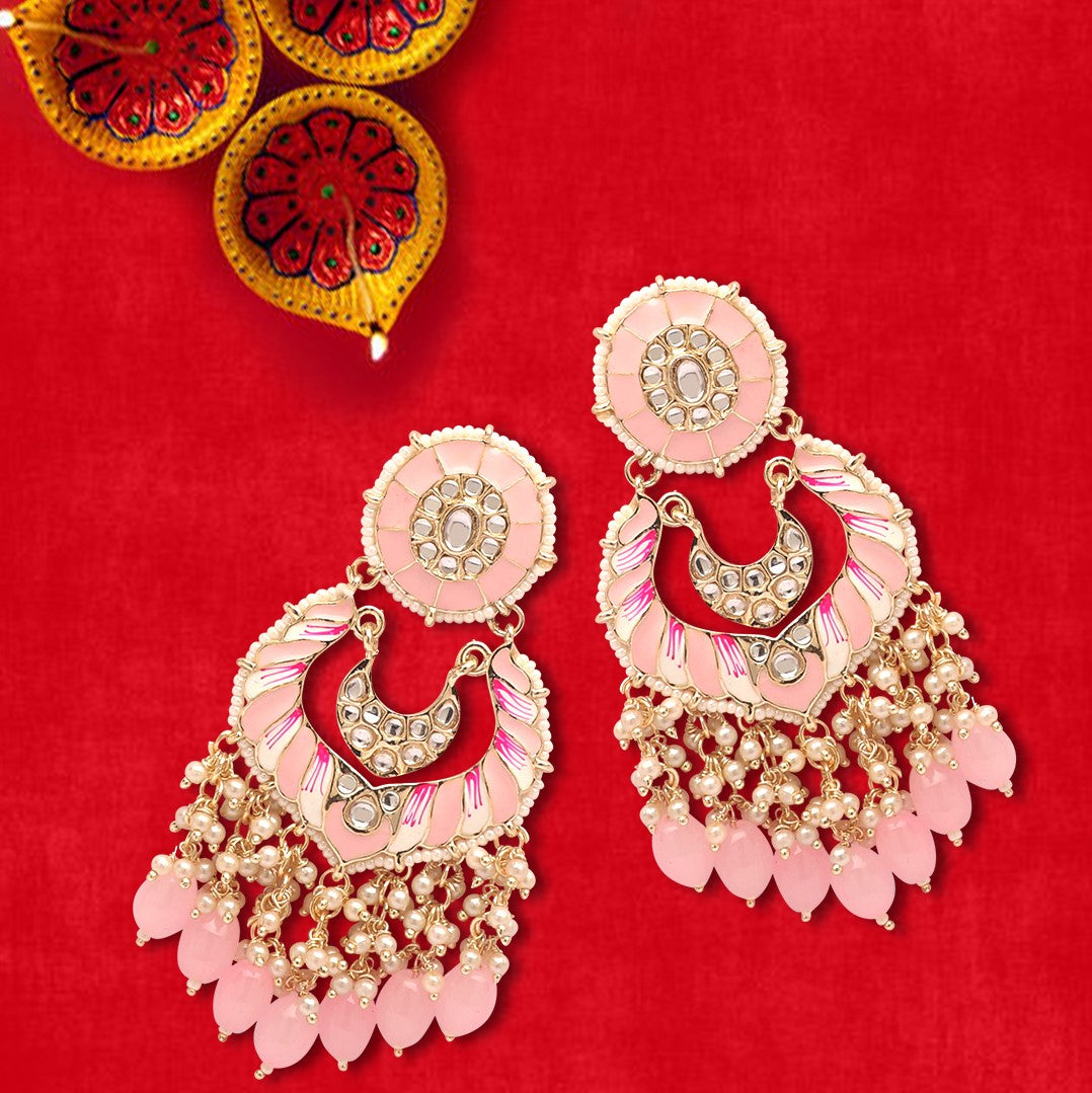 Laida Gold-Plated Classic Chandbalis Earrings