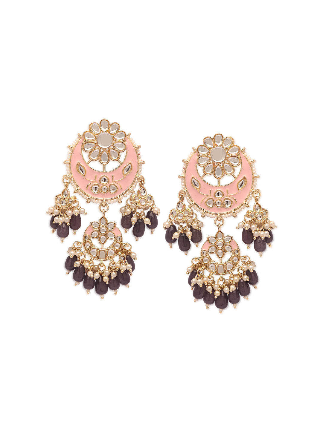 Gold-Plated Classic Chandbalis Earrings