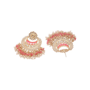 Gold Plated Contemporary Chandbalis Earrings