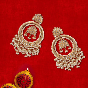 Gold-Plated Classic Drop Earrings