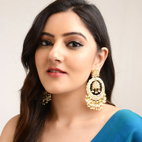 Gold-Plated Classic Drop Earrings