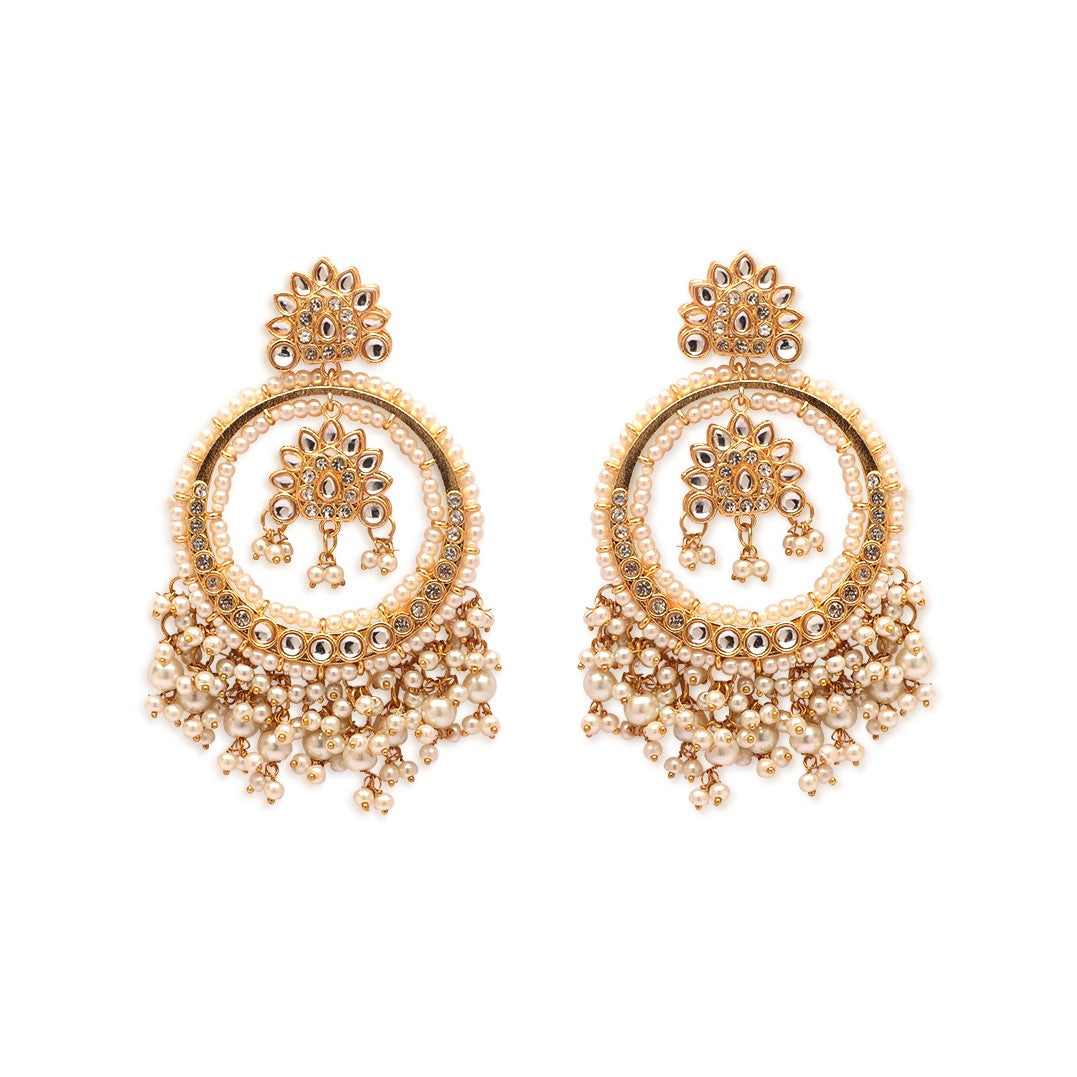 Gold-Plated Classic Drop Earrings