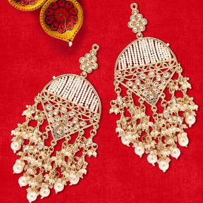 Gold-Plated Classic Drop Earrings