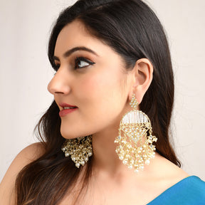 Gold-Plated Classic Drop Earrings