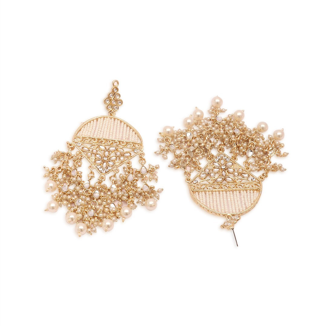 Gold-Plated Classic Drop Earrings