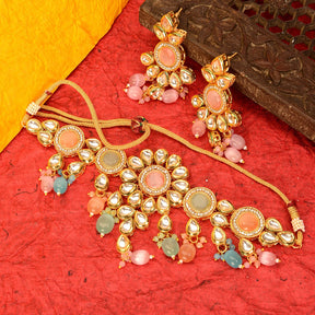 Diksha Multicolor Choker Jewellery Set