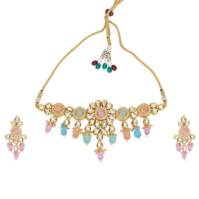 Diksha Multicolor Choker Jewellery Set