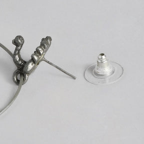 Laida Oxidised Silver-Toned Rhodium-Plated Classic Handcrafted Jewellery Set