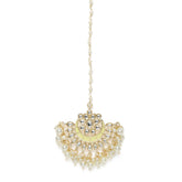 Laida Gold-Plated Kundan-Studded Handcrafted Maangtikka