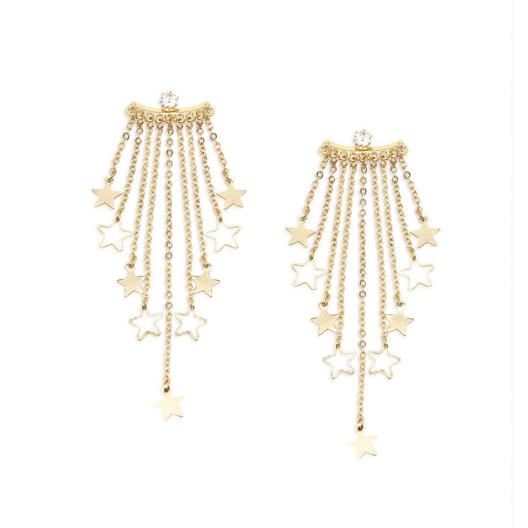 Gold Plated Classic Drop Earrings