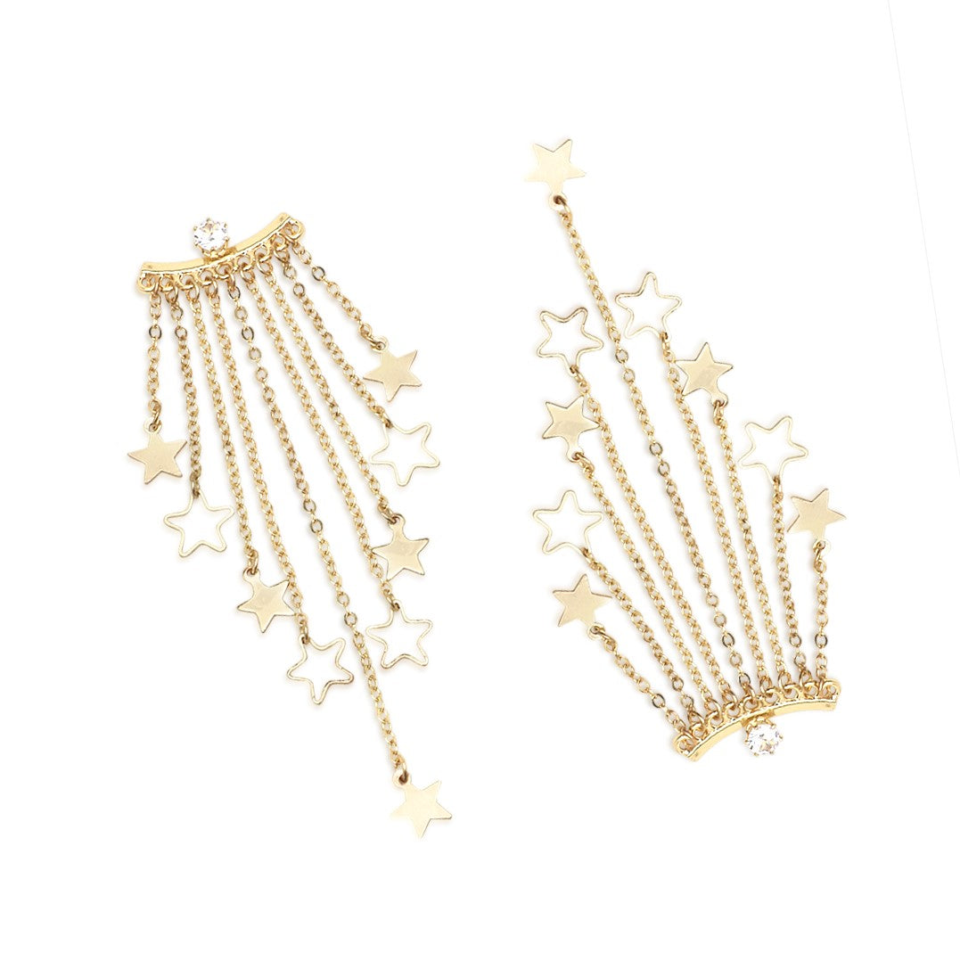 Gold Plated Classic Drop Earrings