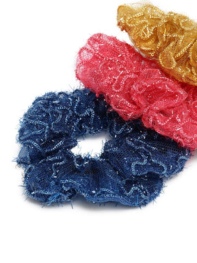 Laida Set of 3 Organza Scrunchies