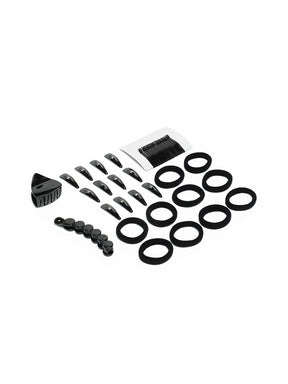 Laida Black Solid Hair Accessory Set