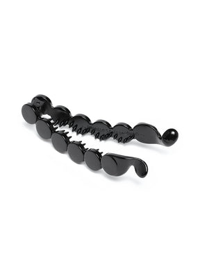 Laida Black Solid Hair Accessory Set