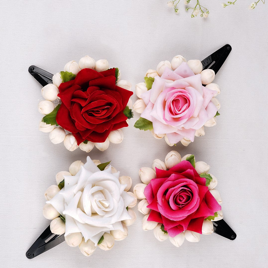 Laida Set of 4 Floral Tic Tac Pins