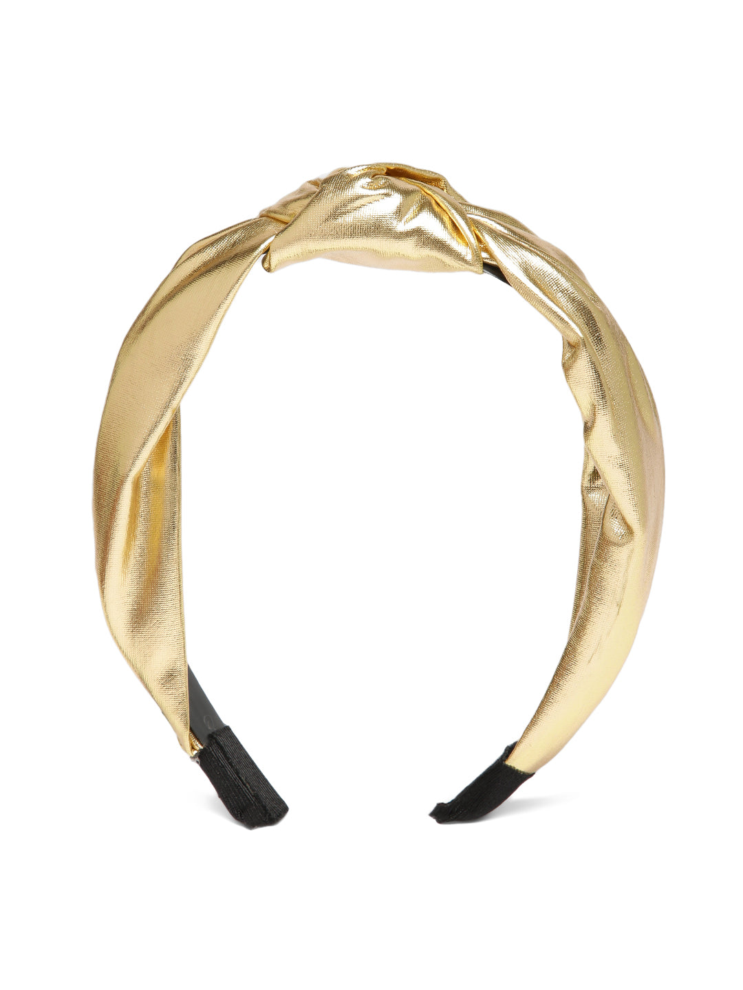 Laida Set of 2 Gold & Silver-Toned Knotted Metallic Hairbands