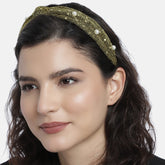 Laida Women Gold-Toned Embellished Hairband