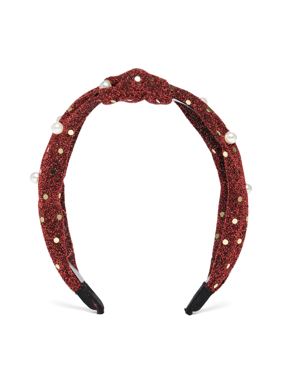 Laida Women Maroon Embellished Hairband