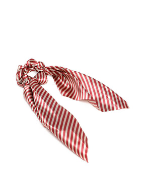 Laida Set of 2 Striped Scrunchies with Knot Detail