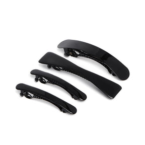 LAIDA Women Set of 4 Black French Barrette